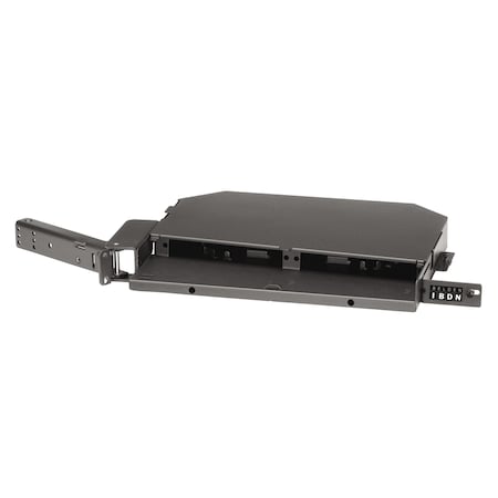 Belden 12/24 PORT PATCH PANEL 1U, RACK MOUNT FIBEREXPRESS, BLACK AX100041